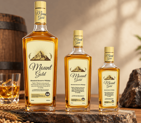 Mount Gold Whisky – Premium Blended Whisky by Mount Everest Distillery Nepal
